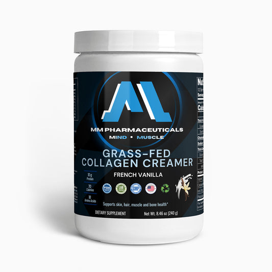 Grass-Fed Collagen Creamer (French Vanilla) | 240g | With 18 Amino Acid Compounds | Joint Support | Anti-Aging | Strengthens Skin | High in Protein | Non-GMO